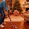 Candy Cane Club Gingerbread Golf Game Set Golf Balls Portable Design Indoor Golf Set Mini Golf Set Holiday Gatherings
