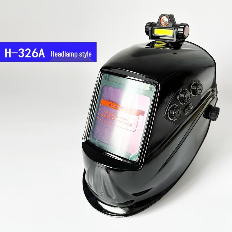 True Color Auto-Darkening Welding Helmet with Large Screen for Argon Arc Safety