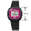 Casio LA-20WH-4A Digital Watch for Women and Girls, Black and Pink, International Model [Parallel Import]