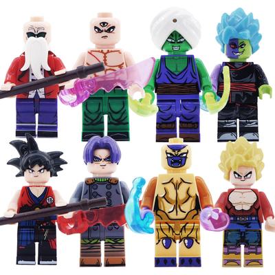 Dragon Ball D01-08 Building Block Human Baby Turtle Fairy Small Particle Assembly Toy Bag