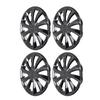4 Pcs 16 Inch Hub  Anti Scratch   Stylish Look   Fit R16 Wheel   Cover for Most Cars Truck SUV