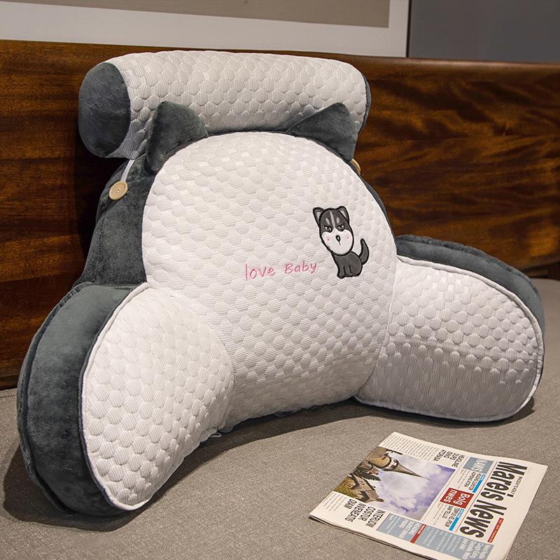 Ice Bean Hamster Figure Eight Backrest Cushion for Home & Office