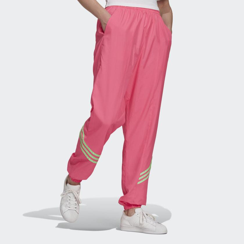 Adidas Originals Collaboration Track Pants With Crystal Logo Women Pants Pink GS2637