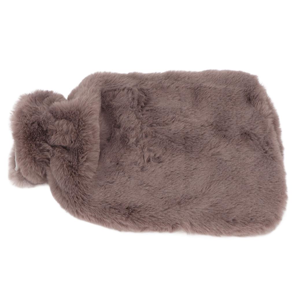 1000ml Hot Water Bottle Transparent PVC Cute Portable Warmer Water Bag with Soft Cover for Student L