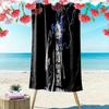 Rogue Samurai's Fury beach towel Portable for travel soft seaside Absorbent bath towel Outdoor pool towel Comfort beach Fashion