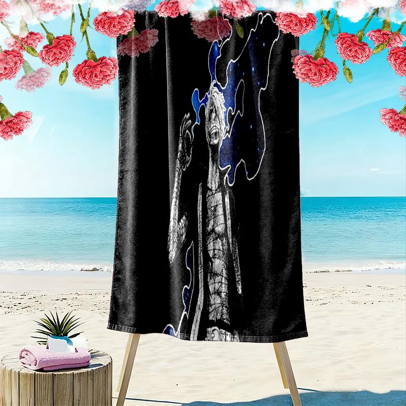 Rogue Samurai's Fury beach towel Portable for travel soft seaside Absorbent bath towel Outdoor pool towel Comfort beach Fashion