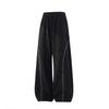 American contrasting color embroidered sports casual pants men's autumn profile scimitar pants retro loose long pants