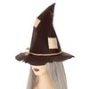 Scarecrow Patch Witch Hat Halloween Witch Hat Party Accessories Dress Up Headwear for Halloween Performance Movie Cosplay