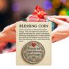 Friendship Blessing Coin Friends Are Angels Following You Through Life Friendship Keepsake Good Luck Pocket Token Gift for Friends