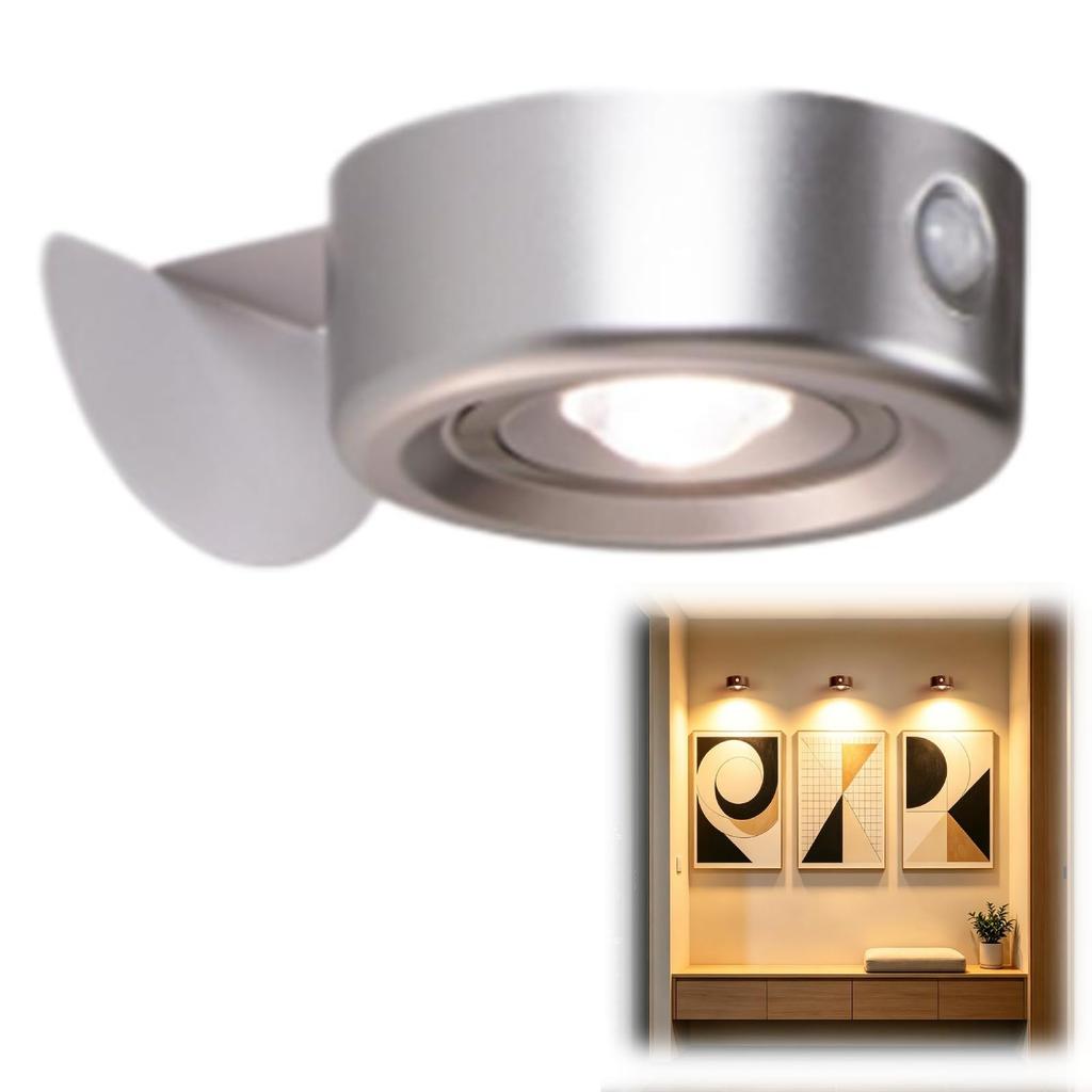 Wall Light Motion Sensor LED Spotlight for Bedroom Hallway Staircase Modern Home Decor Lighting Fixture
