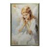 Charming Heavenly Guardian Charming Heavenly Guardian, 30X40 Cm, Light Oak Wooden Frame, 230 Gsm Matte Paper