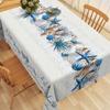 Tovaglia Rettangolare a Tema Oceanico per Decorazione Tavola Estate Stella Marina Conchiglia Conchiglia Corallo Cucina Tavola da Pranzo Decorazioni per Feste in Casa