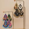 Bohemian Retro Hand-Woven Tassel Earrings