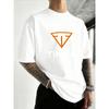 European Sizes Men'S Summer Casual Short-Sleeved T-Shirt | Featuring TIKKA English Pattern Design, Sporty and Casual Style