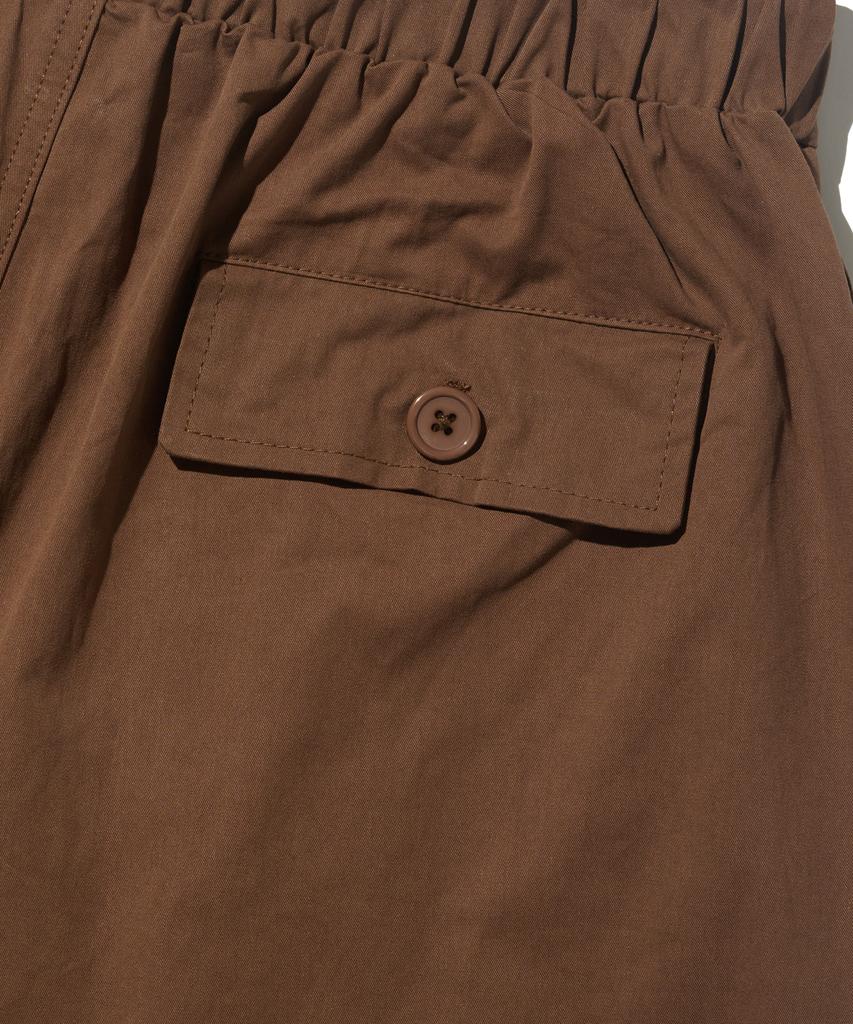 TAILOR STUDIO Cotton Campus Bermuda Pants (Brown)