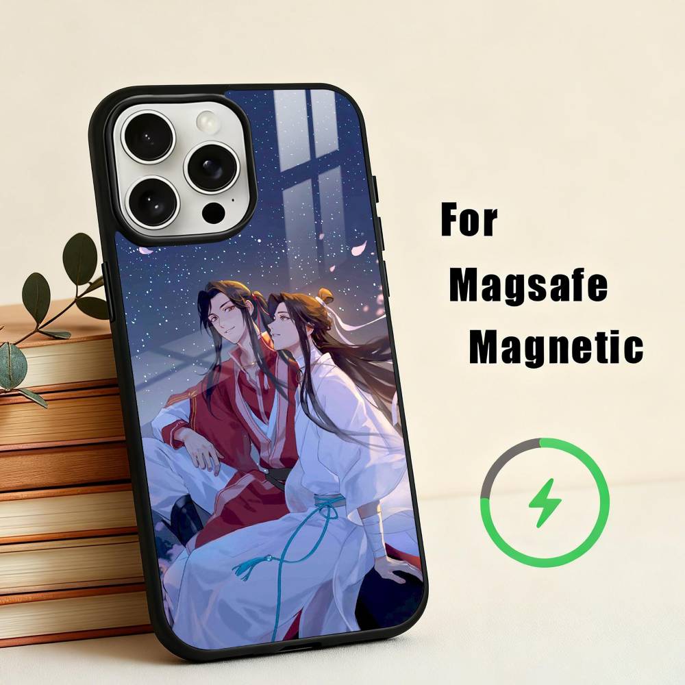 China film Heaven Officials Blessing Phone Case For iPhone17,16,15,14,13,12,11 Plus,For Magnetic Wireless Charge Cover