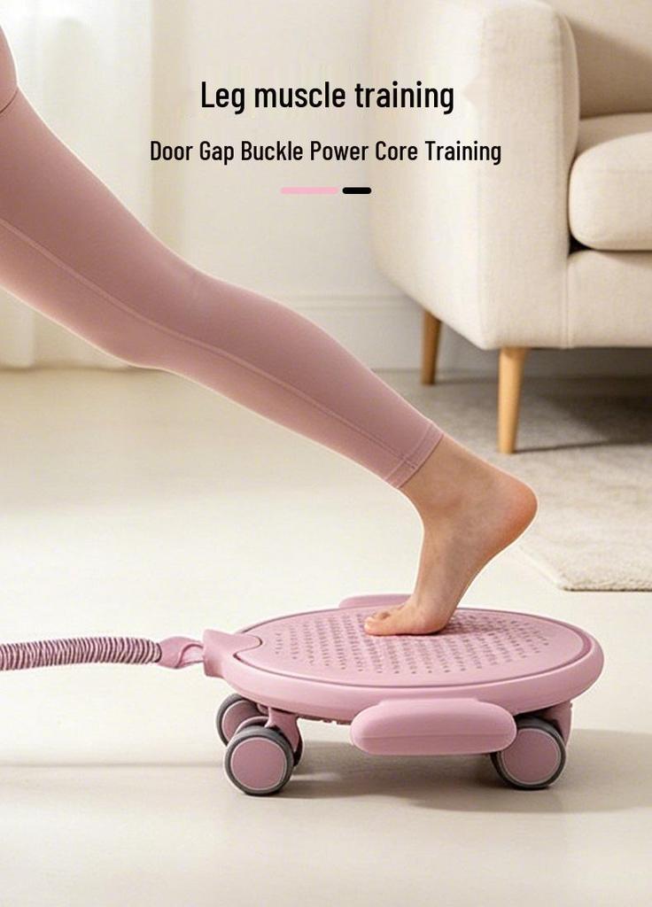 Silent Pilates Fitness Sliding Disc - Home Trainer for Men & Women, Abs, Hips & Legs.