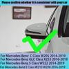 Osłony lusterek bocznych z włókna węglowego do Mercedesa BCES CLS GLA GLB GLC W205 W247 H247 X247 X253 C253 W222 C217 W213