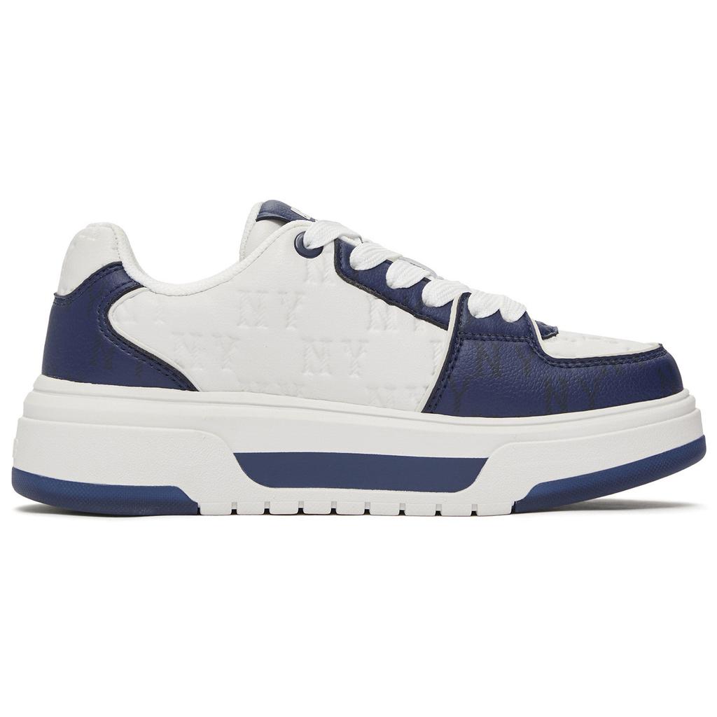 MLB Scarpe da Skateboard New York Yankees Antiscivolo Aumenta Altezza Basse Unisex Blu 3ASXM075N-50NYS