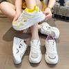 Breathable Mesh Fashion Little White Shoes Versatile 2025 New Thick-soled Lightweight Soft-soled Dad Shoes Women's Single-net Sneakers