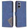 BINFEN COLOR For OnePlus Nord CE4 Lite 5G/Oppo K12x 5G (China) Phone Cases Wallet Stand Geometry Imprinted Leather Cover