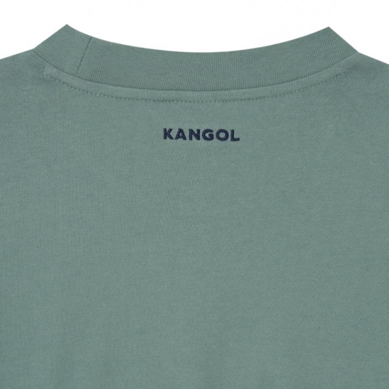 KANGOL Camiseta Verde Resistente de Manga Longa kreclT35330