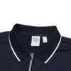 Fila Fitted Comfortable Versatile Knitted Long Sleeve Polo Shirt Men Tops Navy-Blue A11M513224F-NV