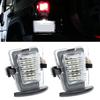 Pair of LED License Number Plate Lamp Light Fit for Jeep Wrangler JK 20072018DC12V