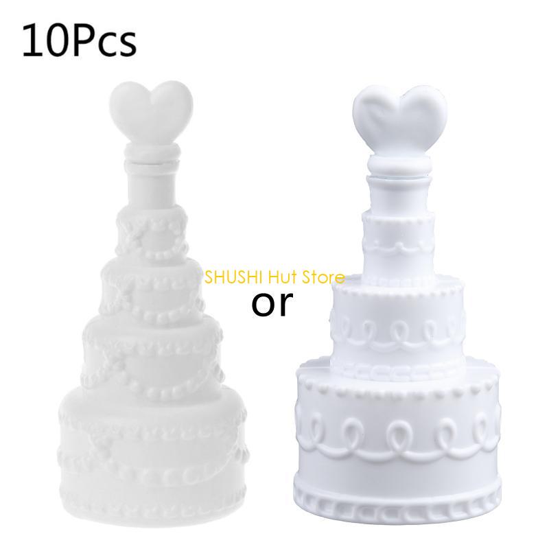 

10 Pieces/Set Exquisite Wedding Bubble Wands Wedding New Year Party Decoration D57B