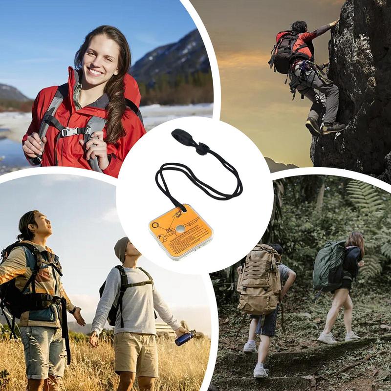 Signal Mirror Sighting Mirror Portable Survival Reflective Mirror Lightweight Outdoor Survival Technologies Small Signal Mirror