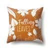 Thanksgiving Pillowcase Blessing Maple Leaf Pumpkin Sofa Cushion Cover Office Home Living Room Pillowcase