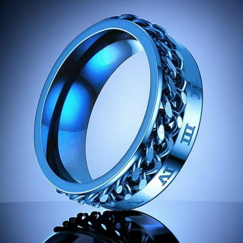 Herren Trendring aus Edelstahl - Langlebiges, nicht verblassendes Titanband