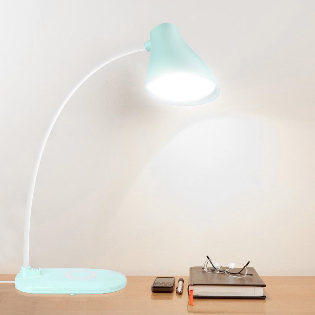 Learning Night Lamp Quick Charger Bedside Reading Lights Touch Multi-functional Decorating Light for Work Bedroom