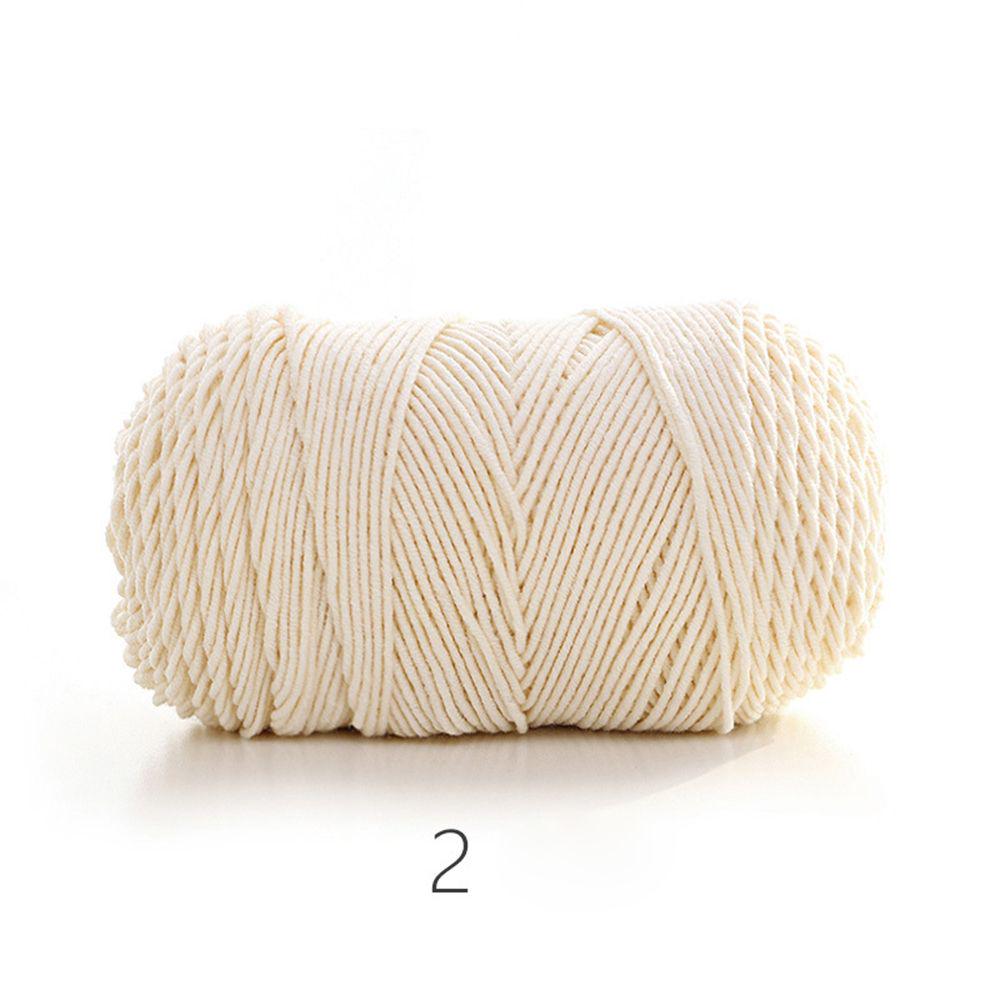 100Grams Soft Rainbow Color Cotton Fibres Wool Yarn Hand-woven Thick Warm Scarf Sweater Sofa Cushion DIY Clothing Accessories