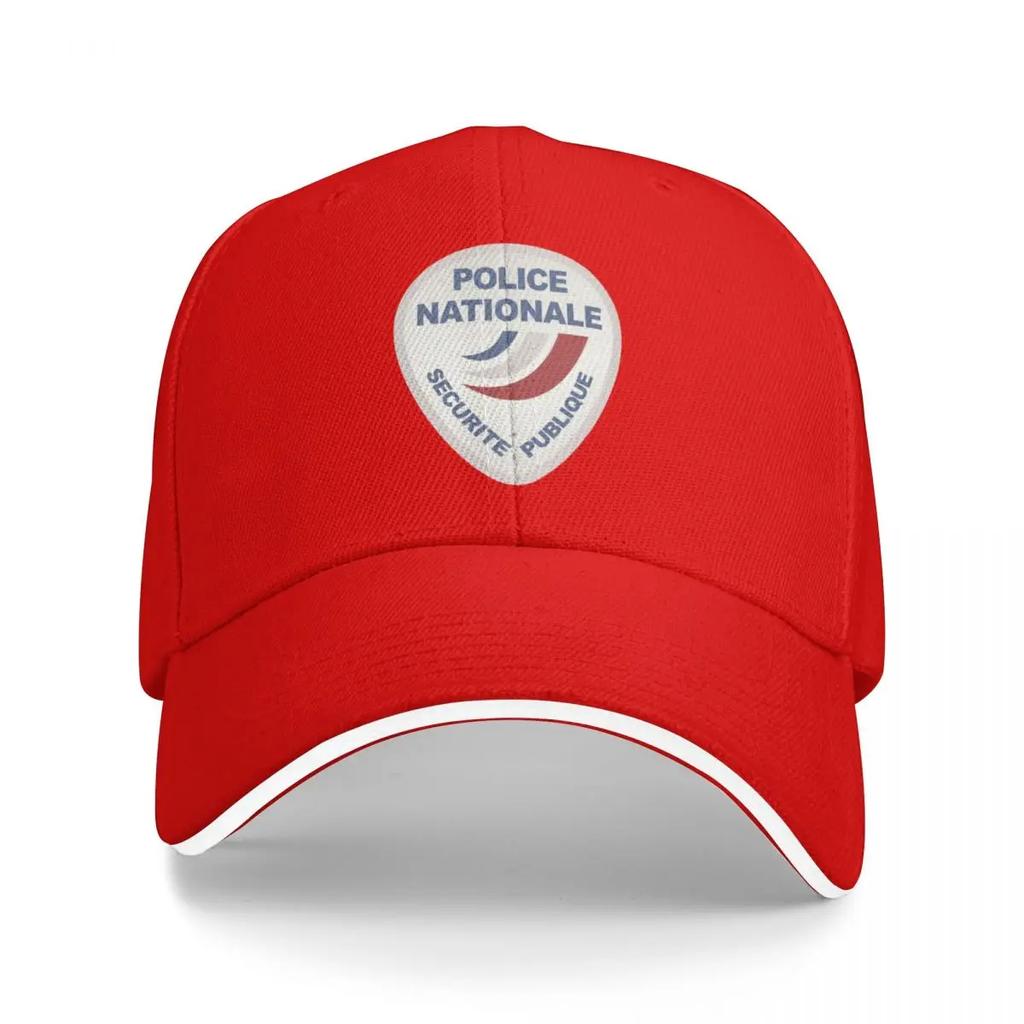 Police Nationale France  Patch Blanc Baseball Cap Ball  Luxury Man Hat Streetwear Womens Beach Outlet 2025 Mens
