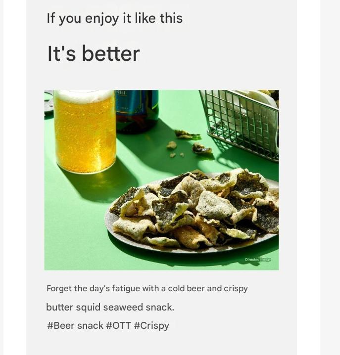 bibigo Seaweed Snack Butter Squid Flavor 40g (3 Options)