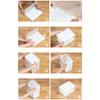 Plastic Shoe Box Transparent Storage Container For Shoes Socks Underwear Clothing Basketball Shoes Cabinet Organizer Home Desk