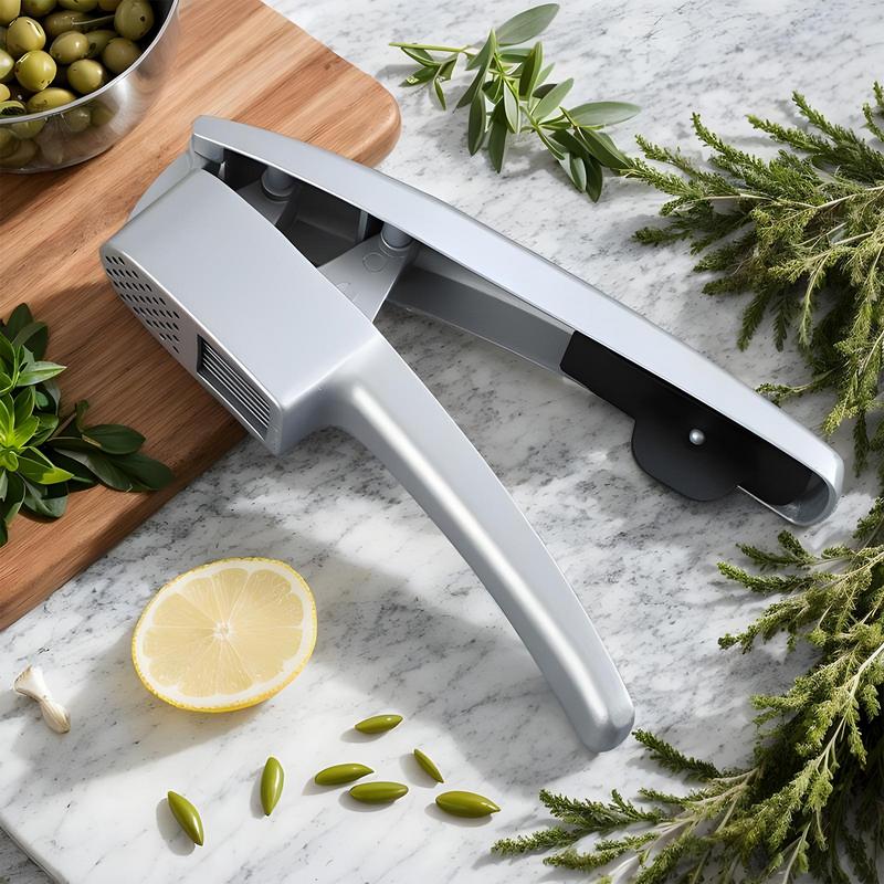 Garlic Press Stainless Steel 2-in-1 Garlic Smasher Press Professional Handheld Squeezer Tool Manual Kitchen Gadgets For Home United States