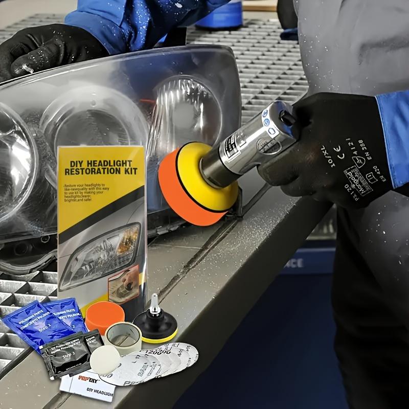 Zestawy do renowacji reflektorów samochodowych Zestawy do polerowania Zestawy naprawcze reflektorów Polerka do świateł samochodowych Pasta do czyszczenia Pielęgnacja lakieru samochodowego Środek do renowacji