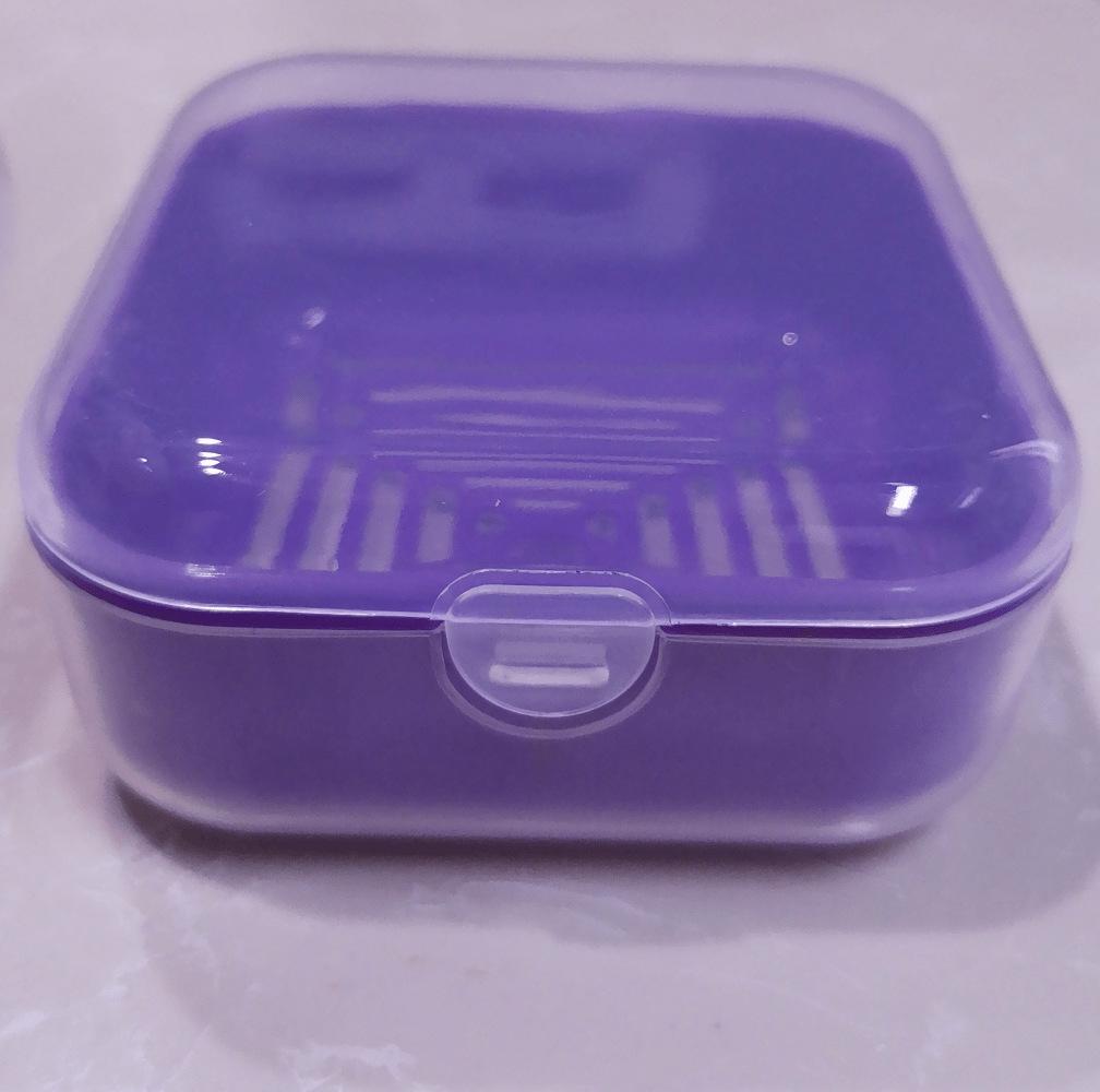 

1Pce Travel Mini Soap Box – Leakproof Design, Morandi Colors, Suitable for Dormitory, Travel, Camping, Gym