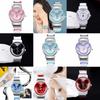Stylish Women's Alloy Bracelet Quartz Watch With Elegant Design And Unique Colors