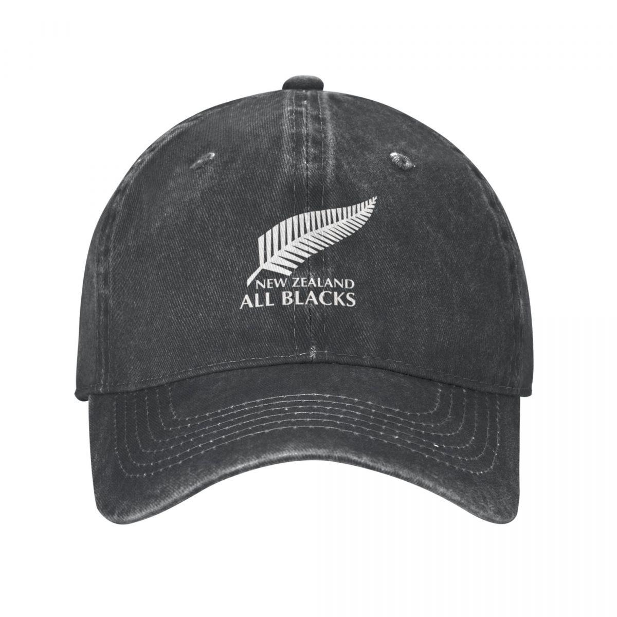 

All Blacks Ковбойская шляпа для регби Винтажная шляпа для дропшиппинга Женщины унисекс