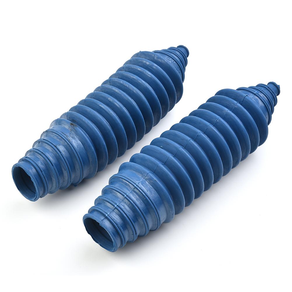 2 Set Gaiter Pinion Boot Accessory Blue Kit Parts Rack And Pinion Steering Boot Replacement Silicone High Quality