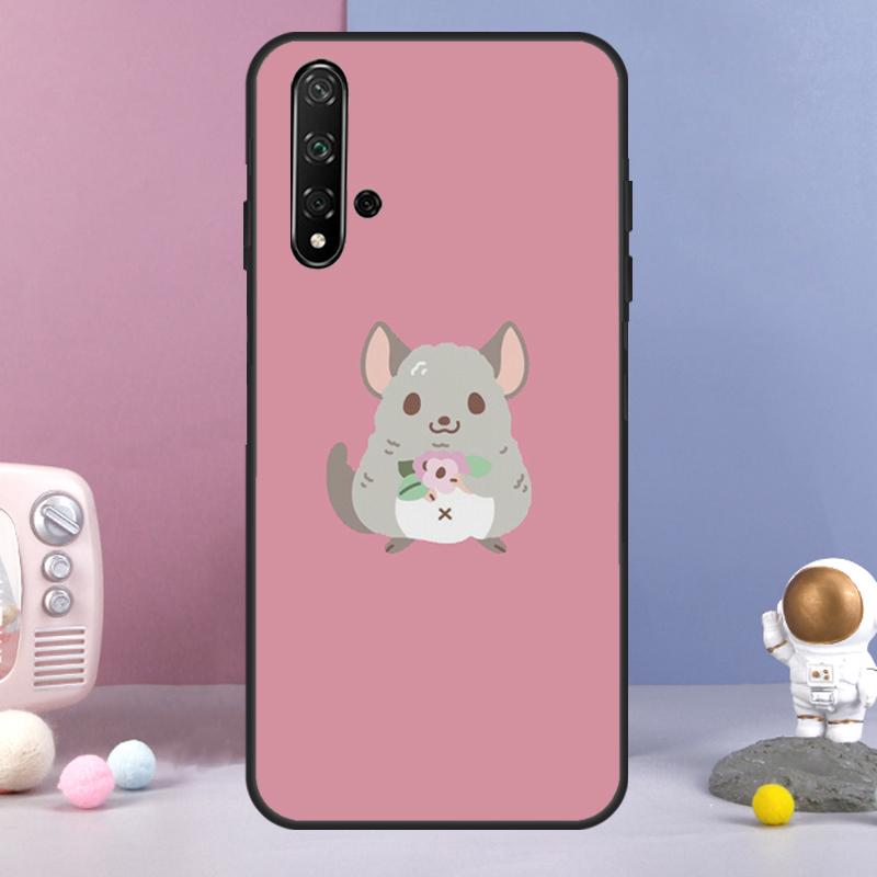 Cartoon Chinchilla For Huawei Nova 12i 12s 11i 8i 7i 9 10 SE Y60 Y61 Y70 Y72 Y73 Y90 Y91 P20 P30 P40 Lite Case