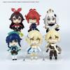 6pcs Genshin Impact Figure Set Series Wholesale Home Decor Desktop Ornament Decorative Collectible Toys Boy Game Fans Fun Gift