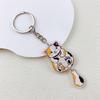 Eye Catching Acrylic Cat Keychain Functional Keyring Phones and Keys Decoration Great for Gifting To Friend and Family
