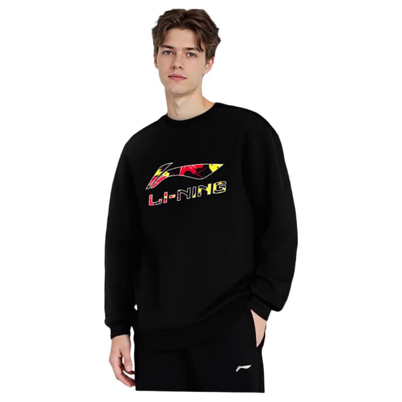 Li-Ning Men s Crew Neck Logo Sweatshirt 3XL