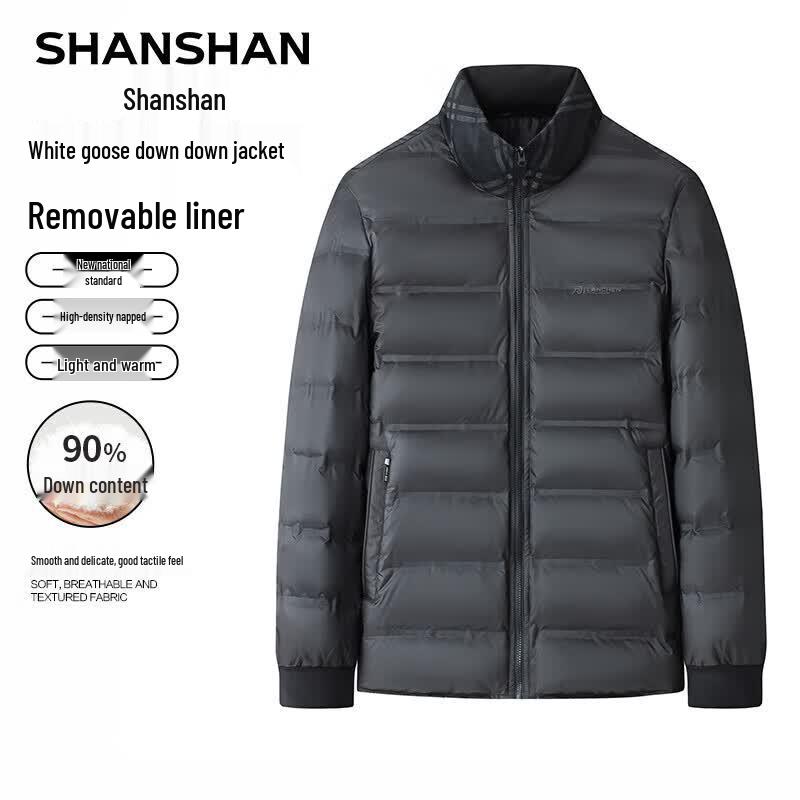 Shanshan Men's 3-in-1 Detachable Goose Down Parka