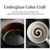 Ceramic Baking Bowl with Handle, Japanese Style Heat Resistant Deep Bowl Microwave Oven Safe Kitchen Food Bowl for Soup Salad Pasta Dessert Dinnerware