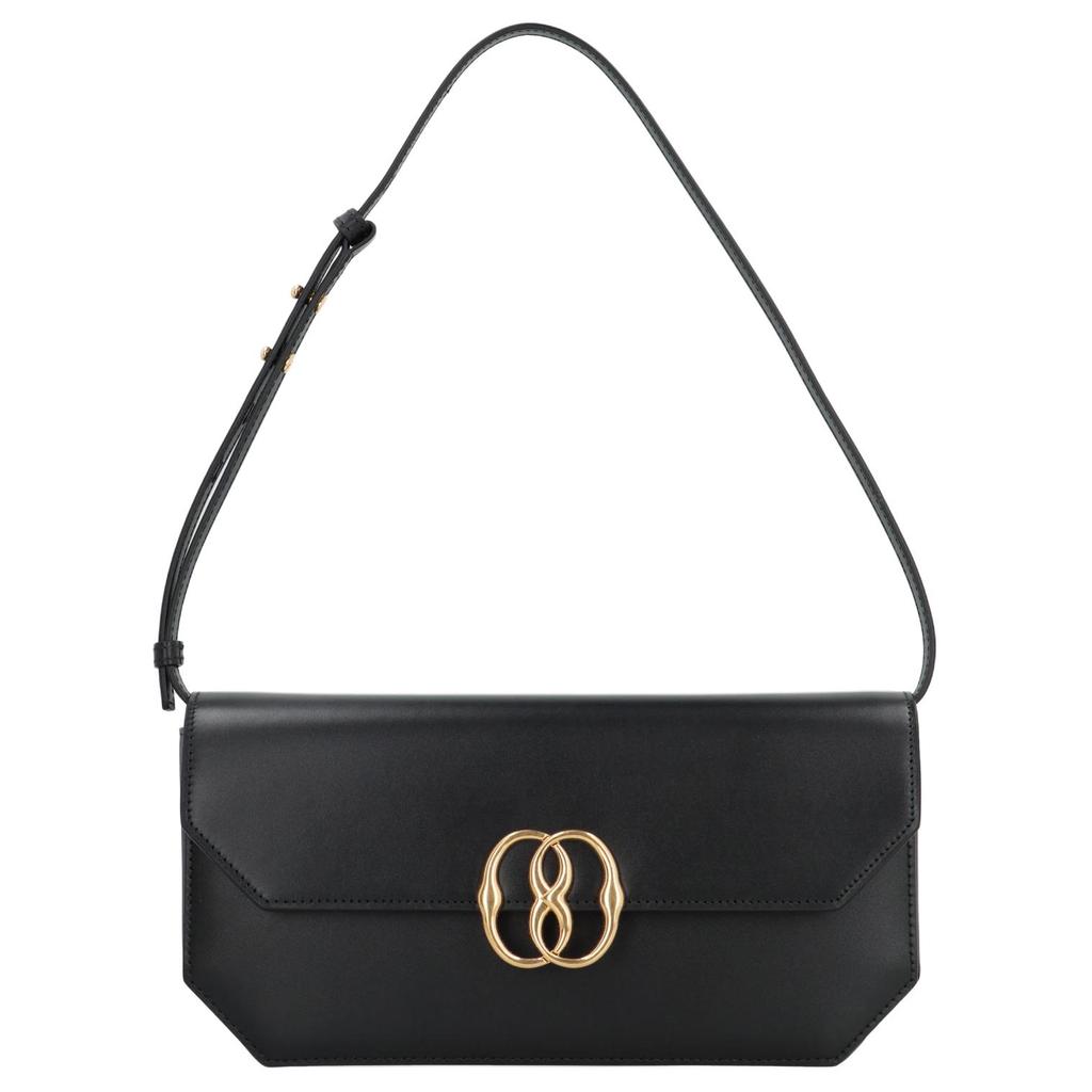 Bally Logo Leather Tote Shoulder Bag Women bags Black WAH00QVT101U901O